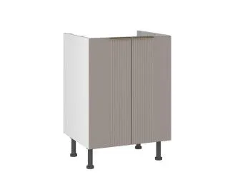 Стол СМ-60 Волна 2-дверный, Фьюжн (600*520*870) Мокко, 27132