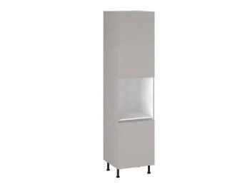 Шкаф-пенал 960 ПГ-60 бока МДФ, Виста (600*586*2456) Экокожа Бежевый, 26489