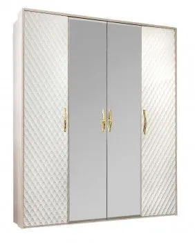 Балашиха - Шкаф Лара 4-дверный белый глянец