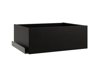 Ящик выдвижной к шкафу МАКС, 43х36х16 см, дуб венге, черно-коричневый