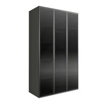 Шкаф 3-х дверный Bogemia Air (Серый/Серебро) БМШ2/3(3)