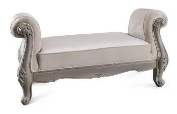 Оттоманка Мокко с двумя подлокотниками серый камень