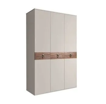 Шкаф 3-х дверный Bogemia Wood Fa (Шелк/Хром) БМШ2/3(Wo)