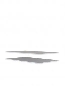 Комплект полок шкафа МОБИ (MOBI) POL/100/56 (2 шт.) к шкафу SZF/100, белый