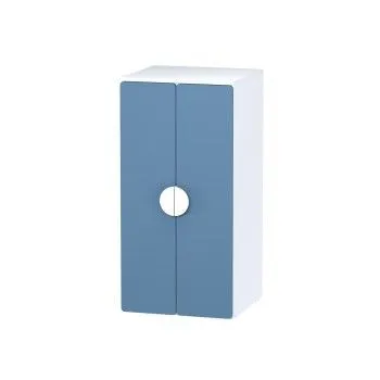 Шкаф распашной Пикси, с двумя дверьми и тремя полками 60х57х120, озорной василек