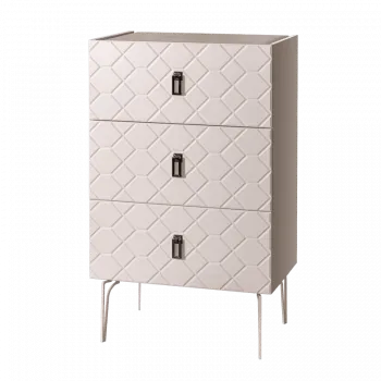 Балашиха - Комод Bogemia-Farfalle (Слоновая кость) (Novabuk/Черный) БМКМ-1 (Fa)