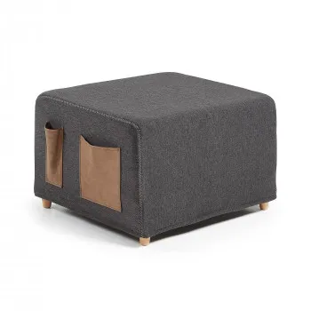 Пуф-кровать Kos черная