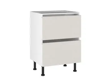 Стол с ящиками СЯ-(2)-60, Виста (600*523*870) Экокожа Белый, 26213