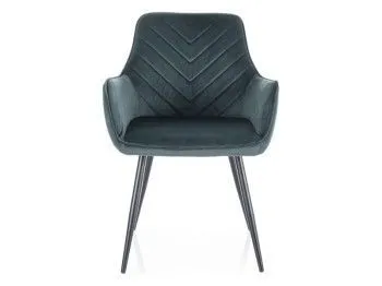 Стул кухонный Signal FIG Velvet Bluvel 78 (зеленый/черный)