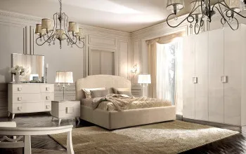 Спальня Диора слоновая кость/серебро 2