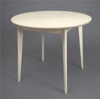 Стол Рэй-d900 (беленый дуб/беленый дуб) Круглый