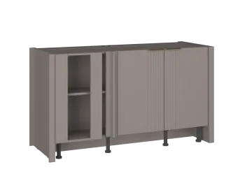 Барная стойка 155 Волна, Фьюжн (1550*600*870) Мокко, 27102