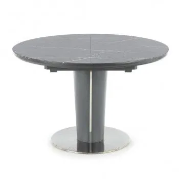 Стол обеденный Halmar RICARDO раскладной (серый мрамор)
