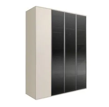 Шкаф 4-х дв. Bogemia Air (Слоновая кость/Серебро) БМШ2/4(3)