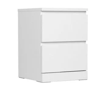Тумба прикроватная Варма, 2 ящика, 40х55х40 см, эмаль белая
