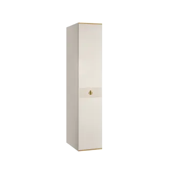 Шкаф 1-но дверный Римини СОЛО (Слоновая кость/Золото) РМШ2/1(s)