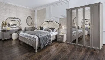 Спальня Мокко 5-ств серый камень