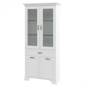 Двухстворчатый шкаф-витрина Юнона МН-132-14