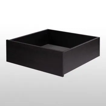 Ящик выкатной для кроватей СИРИУС, 60х60х20 см, черно-коричневый, дуб венге