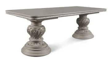 Стол Лали прямоугольный серый камень