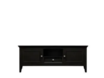 Тумба ТВ малая 1 ящик 2 дверцы Manhattan (Черный)