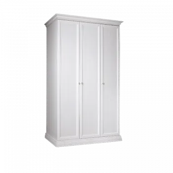 Шкаф 3-х дв. для платья и белья (без зеркал) Амели дуб АМШ2/3