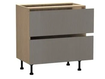 Стол с ящиками СЯ-80 (2), Женева (800*520*870) Дуб Палермо/Серый камень , 22023