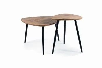 Комплект Signal TWIN (2 стола журнальных) дуб артизан/черный