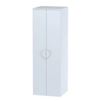 Шкаф Пикси распашной, с двумя дверьми и полкой 60x57x180, белый (робкий подснежник)