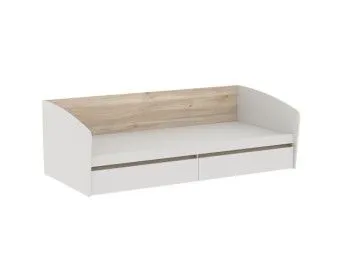 Кровать с ящиками, Аврора (2042*974*661) Дуб Мария/Кашемир, 32113