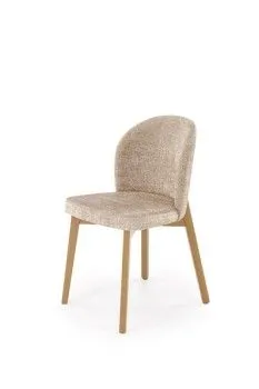 Стул кухонный Halmar BASSO (бежевый/дуб натуральный)