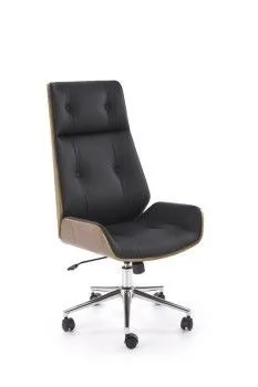 Кресло компьютерное Halmar WEBSTER (черный/орех)