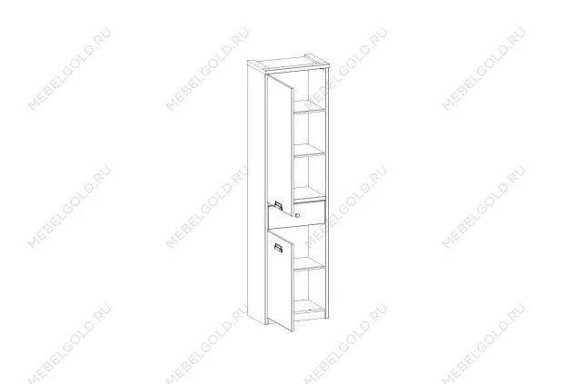 Шкаф 1-створчатый Дизель 2D1S/D1 | изображение 1