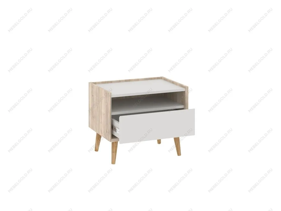 Тумба прикроватная, Аврора (550*401*460) Дуб Мария/Кашемир, 12711 | изображение 1