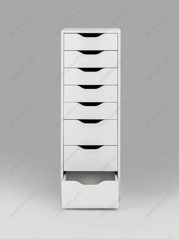 Комод Ингар, 8 ящиков, 36x102x53 см, белый | изображение 12