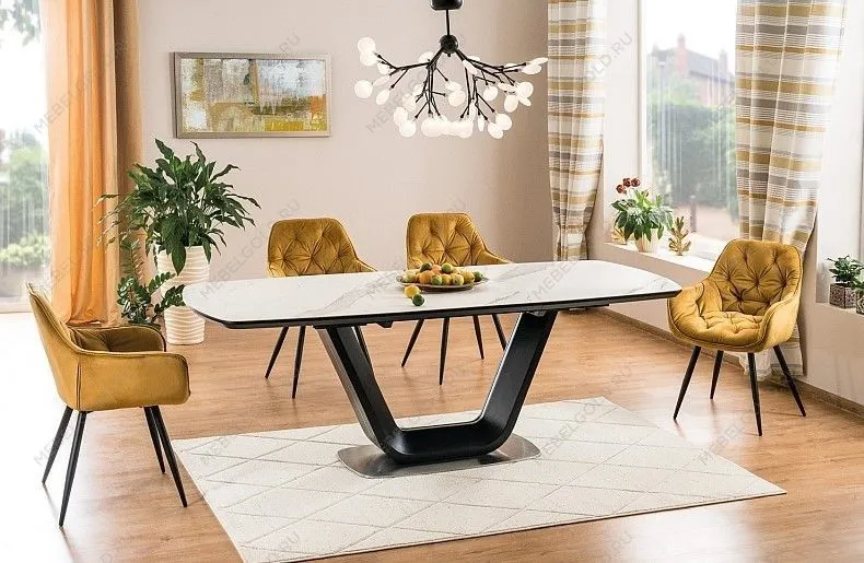 Стул кухонный Signal CHERRY Velvet (серый/черный мат) | изображение 5