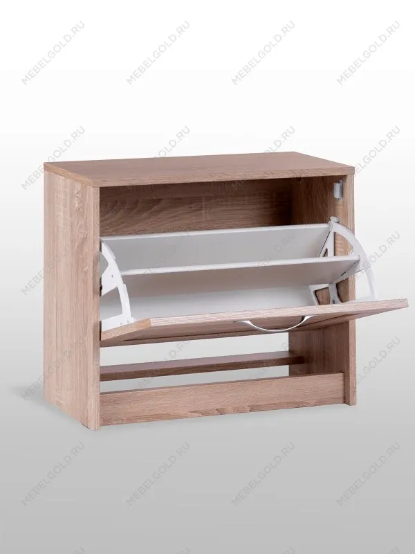 Обувница Сириус с 1 откидным ящиком, 60 х 25 х 49 см, ЛДСП, дуб сонома | изображение 3