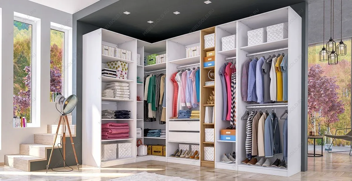 Гардероб Отис П5 с фасадом МДФ (графит) | изображение 1