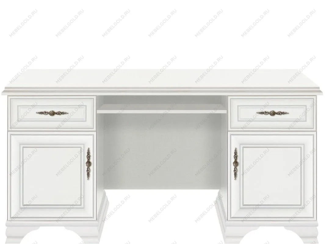 Лобня - Стол письменный Кентаки BIU2D2S белый