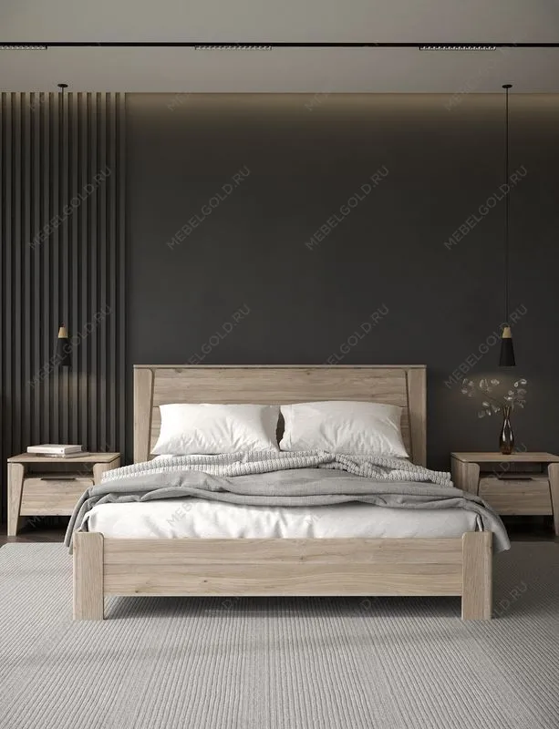 Кровать (каркас) 1800, Юта (2022*2130*1004) Дуб Мария, 12209 | изображение 2