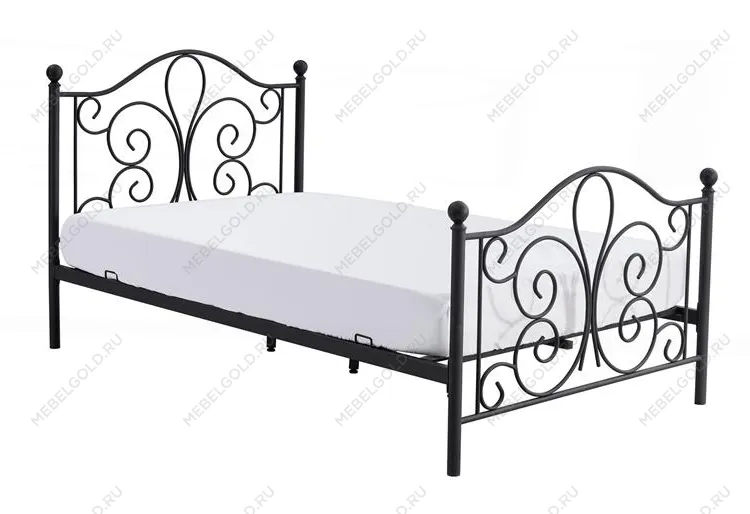 Кровать HALMAR PANAMA (черный) 120/200