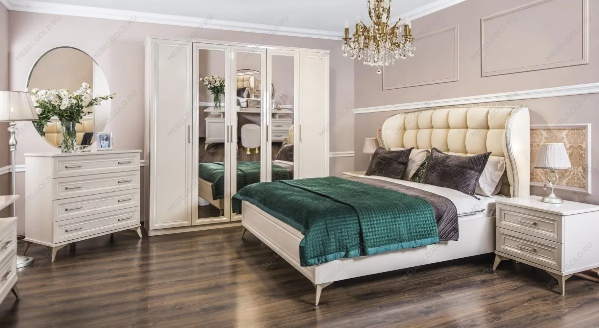 Шкаф Нонна 5-дверный мокко глянец | изображение 5