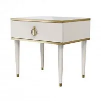 м. Марьина Роща - Тумба прикроватная (левая/правая) Римини (слоновая кость золото) РМТП-1