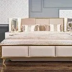 Кровать Лара 160x200 см белый глянец | изображение 2