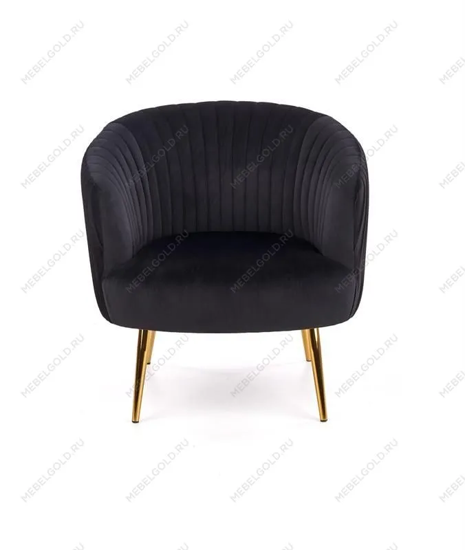 Кресло Halmar CROWN (черный/золотой) | изображение 4