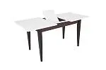 Стол Квадро (1200*700+300/цвет столешницы Белый/цвет ножек Венге) | изображение 2