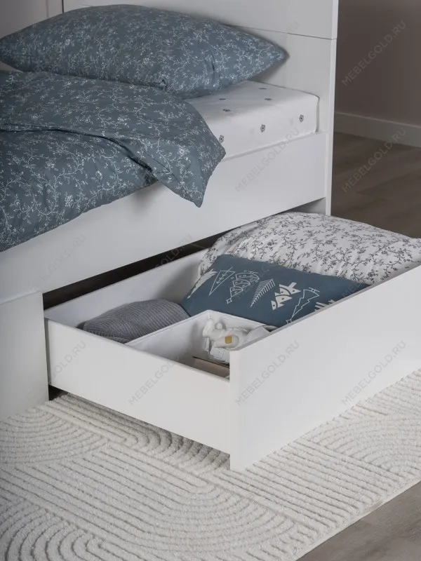 Кровать двуспальная Варма СЭНГ, 160х200 см, эмаль, белая | изображение 4