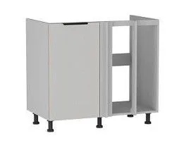 Стол под мойку угловой СМУ-100, Ватель (900*554*820) Экокожа Белый, 23913