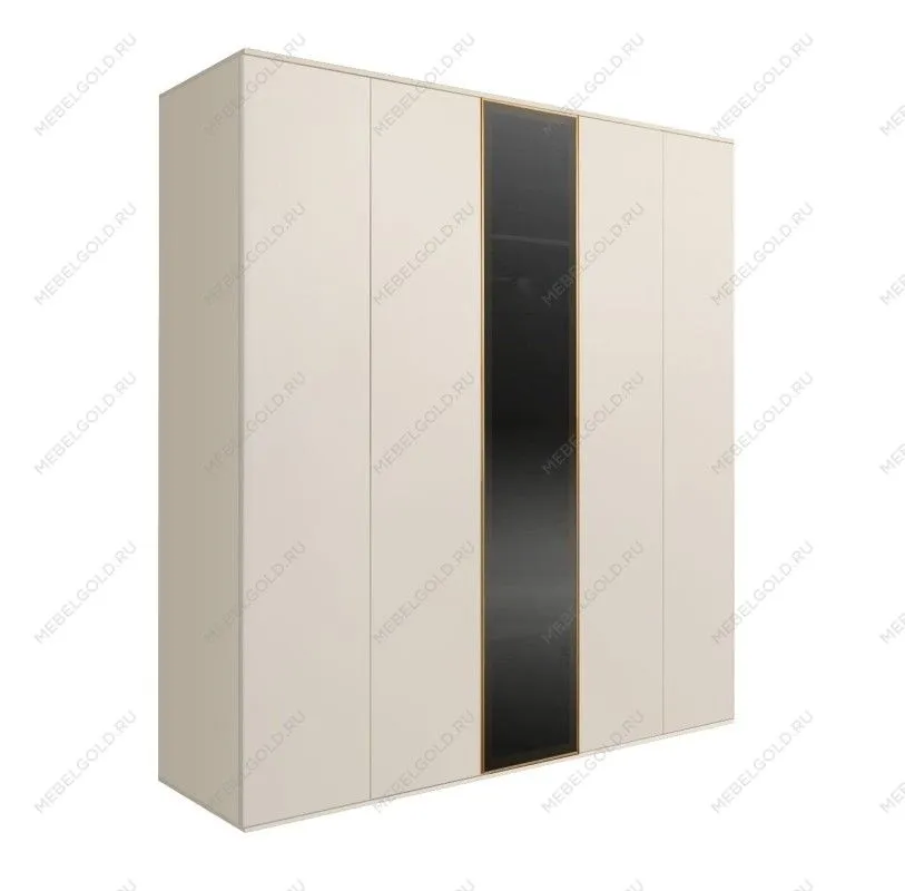 Шкаф 5-ти дв. Bogemia Air (Слоновая кость/Золото) БМШ2/5(1)