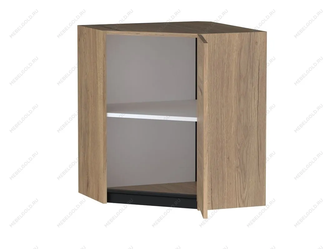 Шкаф угловой ШУ-60, Сити (600*600*720) Дуб Галифакс натуральный, 20829 | изображение 1